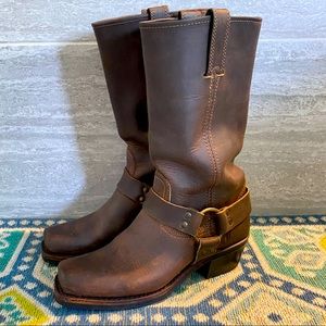 Frye Harness 12R boot-Tan